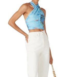 Staud printed Kai top NWT